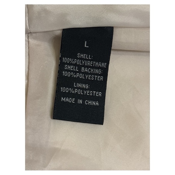 Baccini Tan Leather Jacket Smooth Finish Casual Fit - Picture 3 of 5